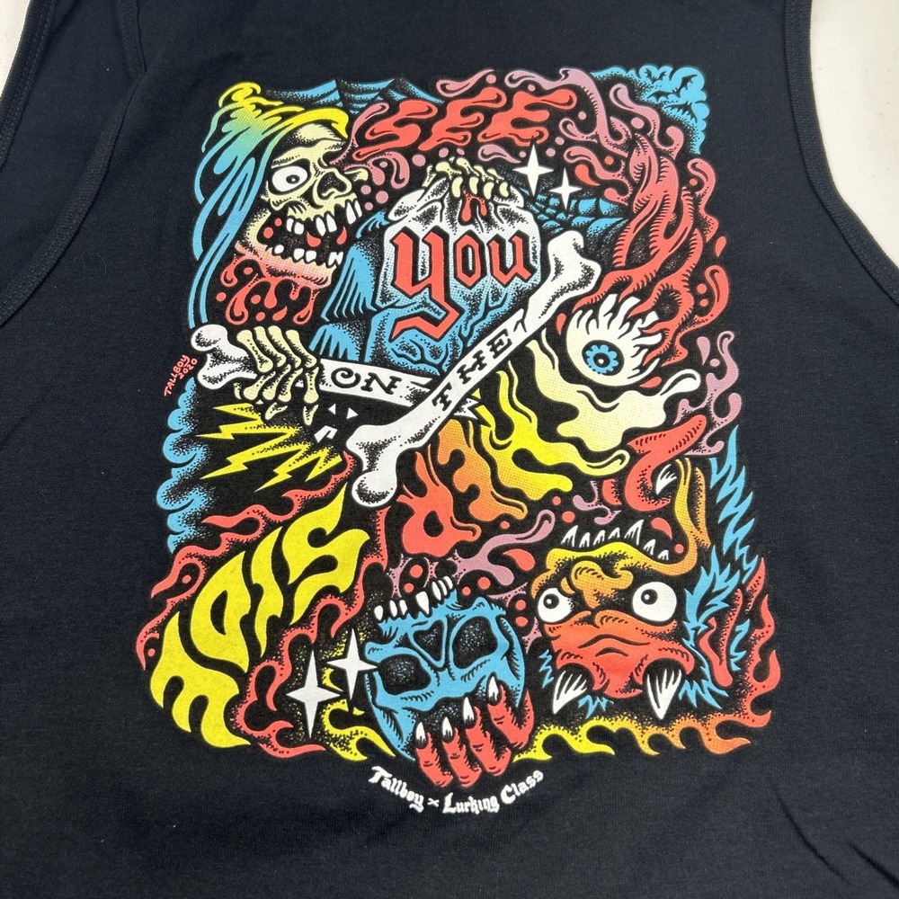 Lurking Class By Sketchy Tank Tank Top Men's L See You On The Other Side